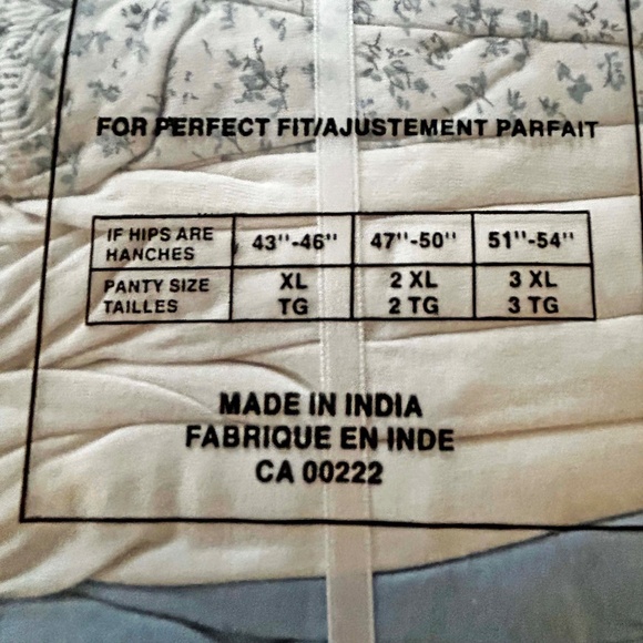 6 BRIEFS, 100% COTTON 2 BLUE/2 WHITE/2 PRINT, SIZE 2X, SEARS, SEALED IN ORIGINAL - Picture 6 of 7